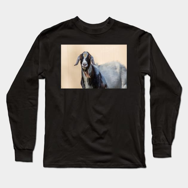 Mini Nubian Buck Long Sleeve T-Shirt by SMiddlebrook